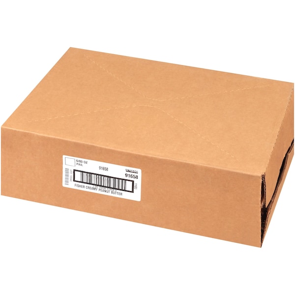 Fisher Fisher Creamy Peanut Butter 80 oz., PK6 91658 - main